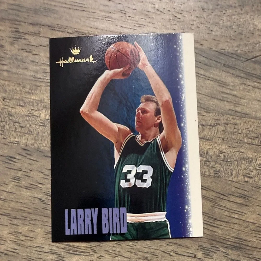 Hallmark Keepsake Ornament- Basketball Legend Larry Bird Hoop Stars Collection